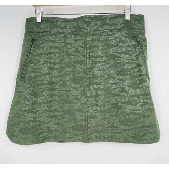 Orvis Skort M Embossed Pull-On Travel Skirt Size M - Picture 5 of 6